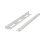 Lanberg 19" rack mount rail kit, sliding 650-1090mm, grey