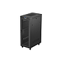 Lanberg 19" free-standing rack cabinet, 32U/600*1000 with mesh door (flat pack), LCD, black