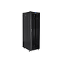 Lanberg free-standing rack 42U*800*800 19" with glass door, LCD, black, flat pack