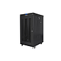 Lanberg 19" 22U free-standing rack cabinet (flat pack), 800*800 black, LCD with mesh door
