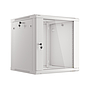 Lanberg 19" wall-mount cabinet 12U/600*600 with glass door (flat pack), grey