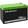 Qoltec AGM battery 12V 7Ah maintenance-free, efficient, LongLife, for UPS & security