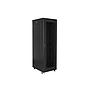 Lanberg 19" free-standing rack cabinet 42U*800*800 with mesh door (flat pack), black